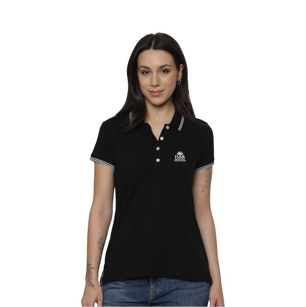 Allen Solly Polo T-shirt Women- Black